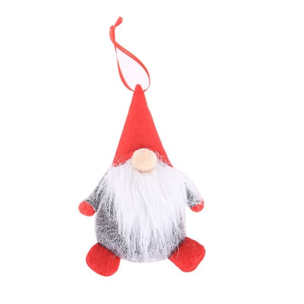 Juldekoration Xmas Tree Hanging Plysch Gnome Doll B