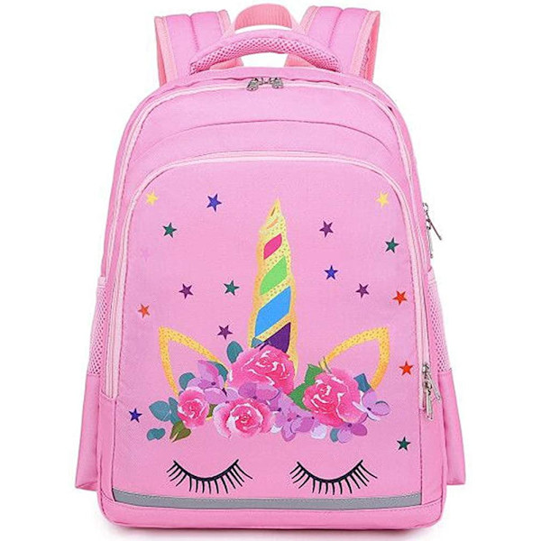 Skolesekk for jenter Søt Unicorn skolesekk for barn Casual