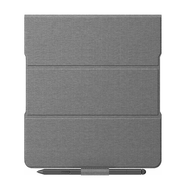 För Amazon Kindle Scribe Magnetic E- case Pu Läderställ Cover Grey