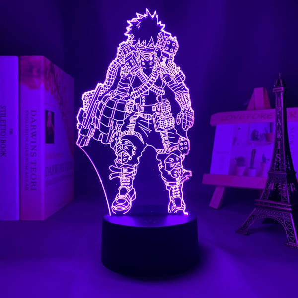 My Hero Academia Lamp, My Hero Academia Födelsedagsdekorationer,
