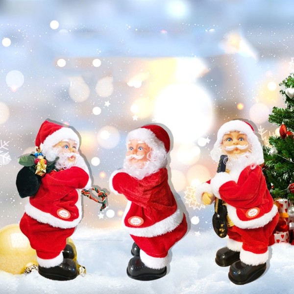 Jultomtens elektriska docka Julfigurprydnader TYP 1