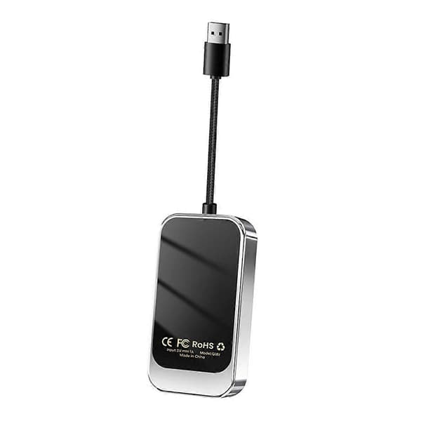 2-i-1 trådløs Carplay Android Auto-adapter USB trådløs biladapter konverterer kablet Android Auto til trådløs