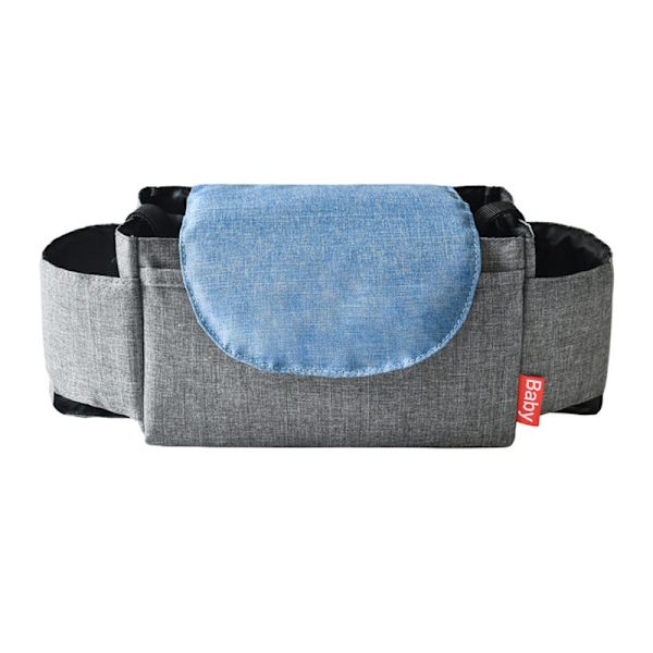 Barnevogn Organizer - Skulderstropp, passer for barnevogn Grey