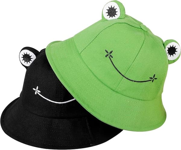 2 st Groda Bob Vuxen Groda Hatt Hink Groda Hatt Bomull Sommar Fishe