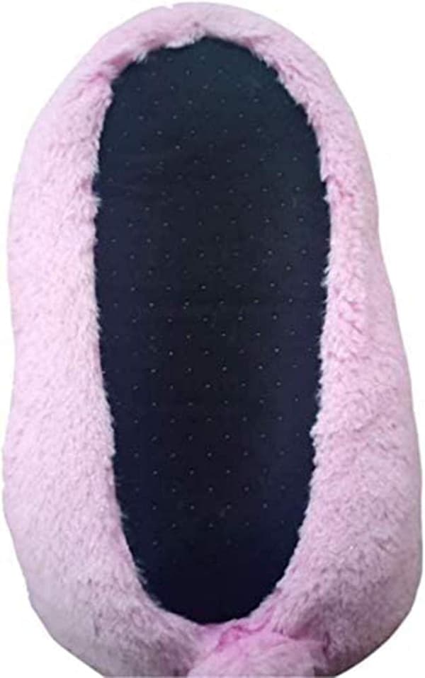 Faux Pels Hjemmesko med Teddybjørn - Pink til Kvinder og Piger