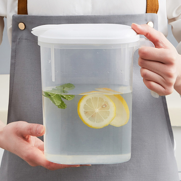 1 Styk 1800 ml Koldtvandskande Juicekander Transparent Juicekander Miljø-PP Koldtvandskande med stor kapacitet