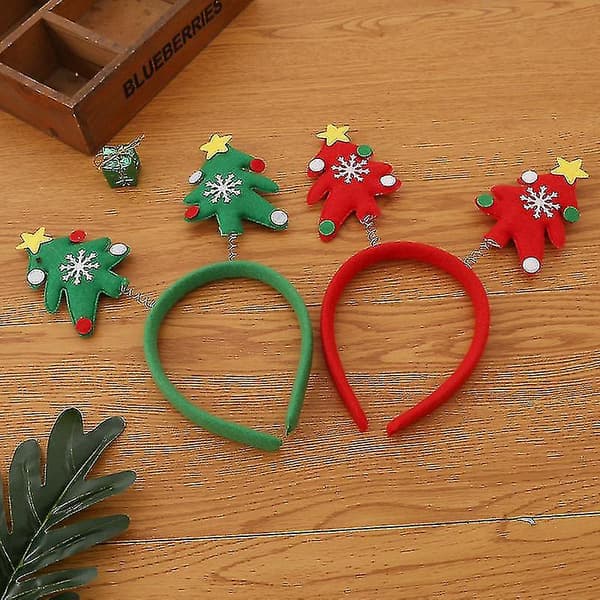2-Pack Christmas Reindeer Antlers Tiara