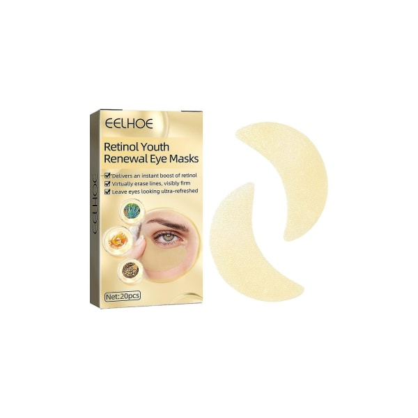 Eelhoe Retinol øjenmaske der løfter, opstrammer og lysner fine linjer omkring øjnene