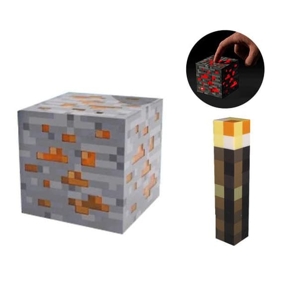 Lamput Creative Cube Yövalo Paristo Lelu Lahja Red