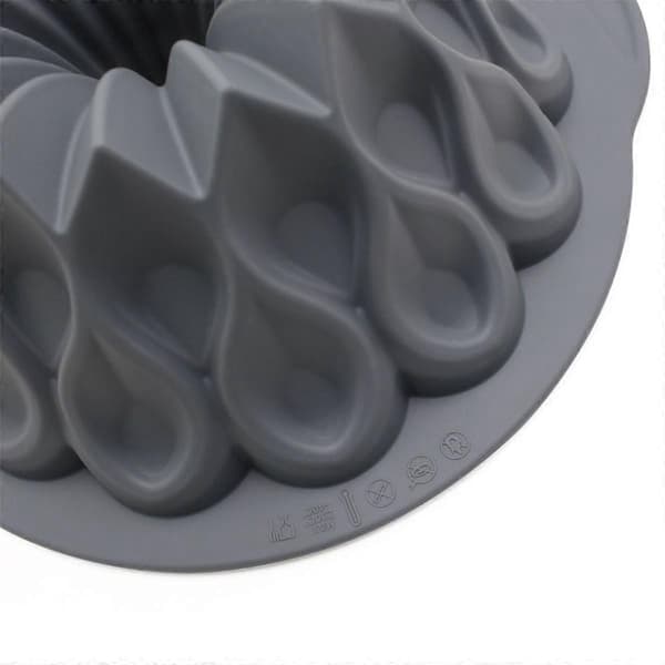 Rund kakform Silikonkakform Non-stick kakform Bakform Bakverktyg