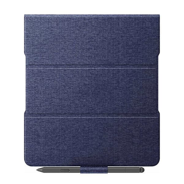 Til Amazon Kindle Scribe Magnetisk E-case PU Læder Stand Cover Blue