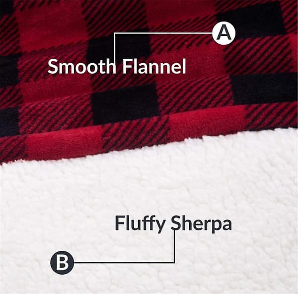 Filt Sweatshirt Oversized huppari Red and black check