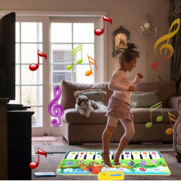 Barnas pianomatte, barnas musikkmatte, pedagogiske leker