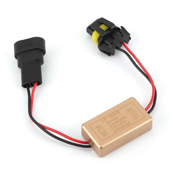 LF-300B Flash Strobe Controller Box Kontinuerlig Blinking 9005 9006 9012 for LED Hovedlys Tåkelys Lite Lys
