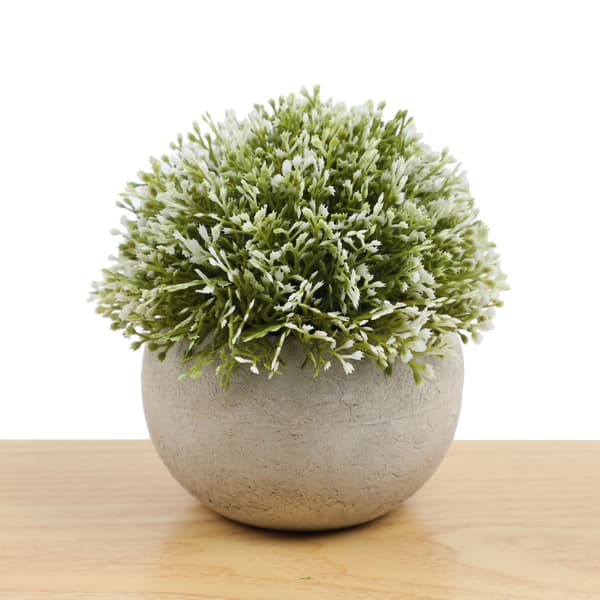 Kunstig stueplante mini kunstige planter potter eukalyptus rosmarin