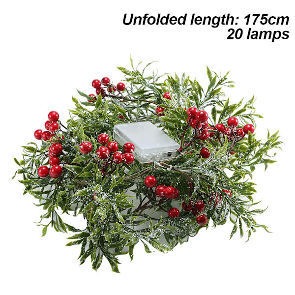 LED julslingor, julgirland med ljus inomhus style 1