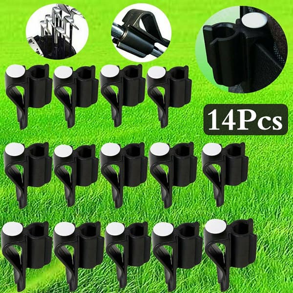 Golf-putterin pidike Golfbägin klipsi Kiinteät golfmailat Black