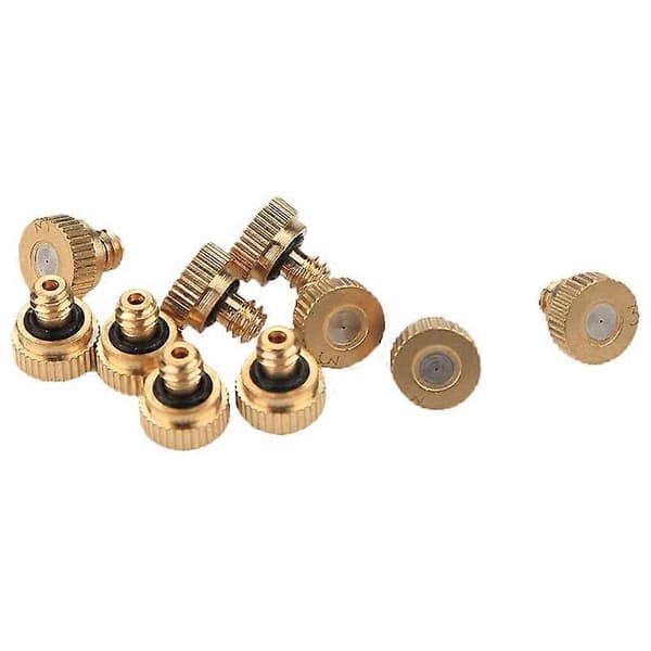 20 st / set mässingsdimmunstycken Mister Water Sprinkle för kylsystem