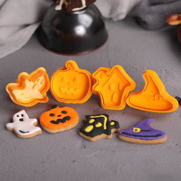 Halloween Cookie Cutter Set - 8 st Nonstick molds