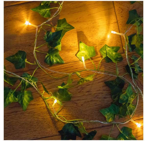 Green Leaf Garland String Lights -Vine Fairy Light