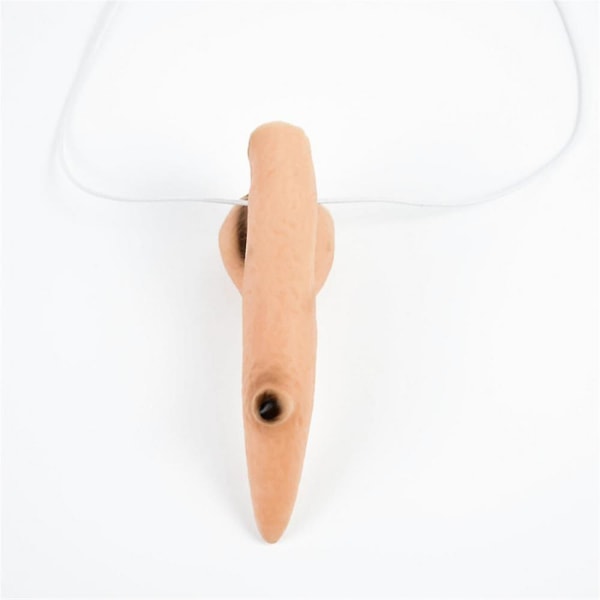 Halloween dekoration Halloween heksenæse Halloween kostume rekvisit Heks falsk næse Cosplay Latex Halloween dekorationer til hjemmet 1.7cm Fangs