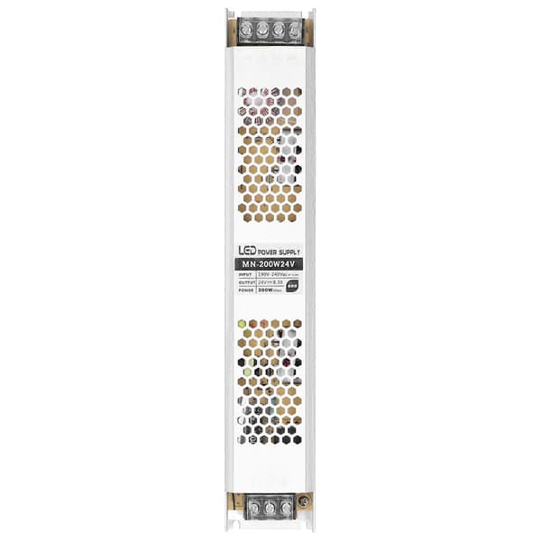 200W CTN omkopplingsströmförsörjningsdrivrutin remsa vattentät LED-transformator AC 190-240V24V