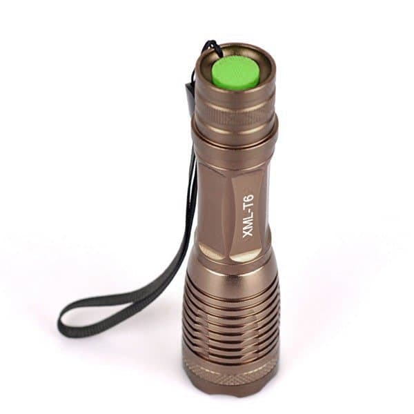 LED Lommelygte XM-L T6 - 2000 LM gold