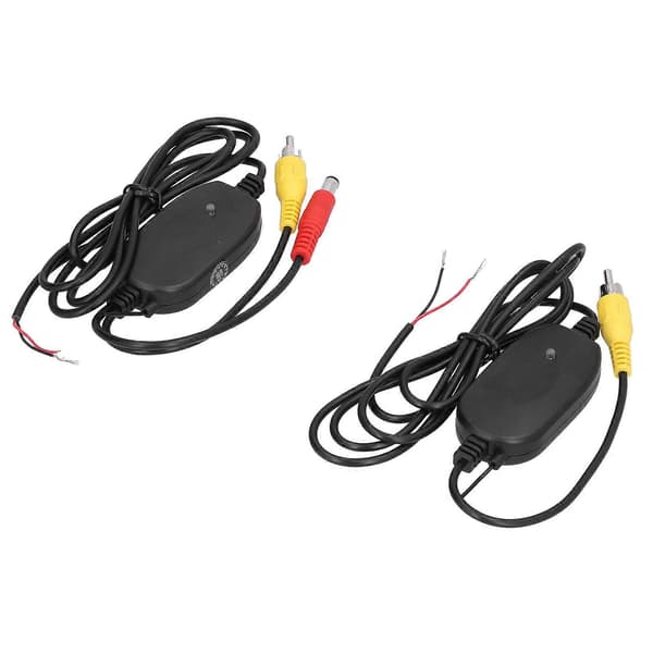 2 stk. bakkamera-sender bakspejl-modtager 2.4G trådløs DC12V bilmodifikationsudskiftning