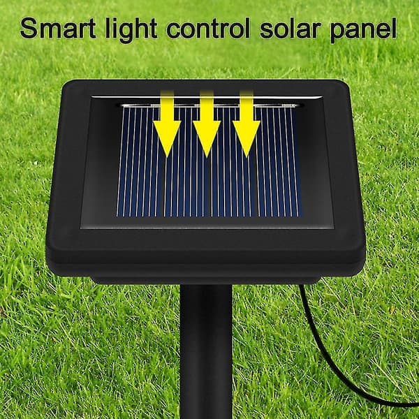 Sopp utendørs Søt form Landskapsbelysning Solar Path Lights Hagedekorasjon (3stk)