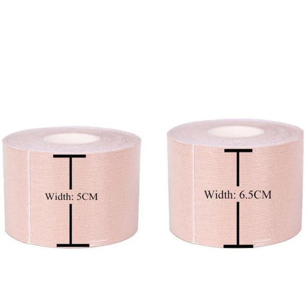 Behagelig selvklæbende bh brysttape (vandtæt) beige 6cm width