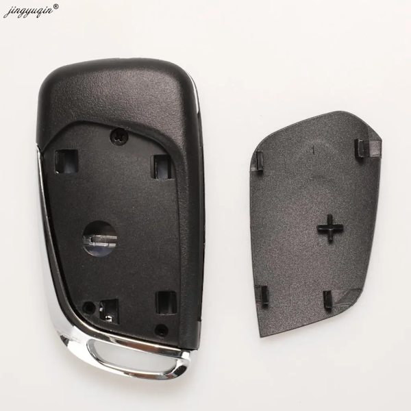 Korvaava kumipainikesarja Hyundai Solaris Accent Tucson l10 l20 l30 Kia Rio Ceed Flip -kauko-ohjattavaan auton avainkuoreen VA2 2 Button Ce0523 for peugeot