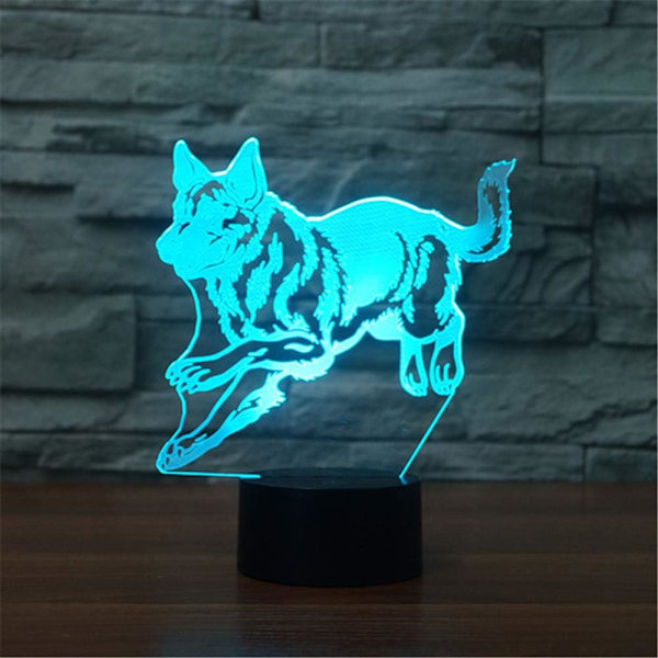 Schäfer 3D LED Optisk Illusion Sensor Nattljus w