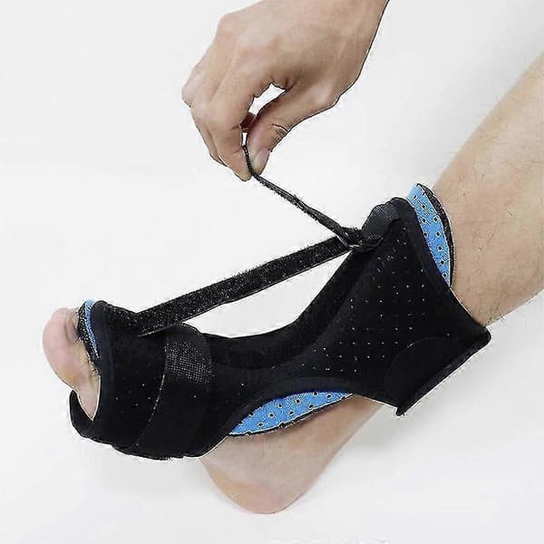 Nat Splint til Plantar Fasciitis - Justerbar Splint med Massagekugle