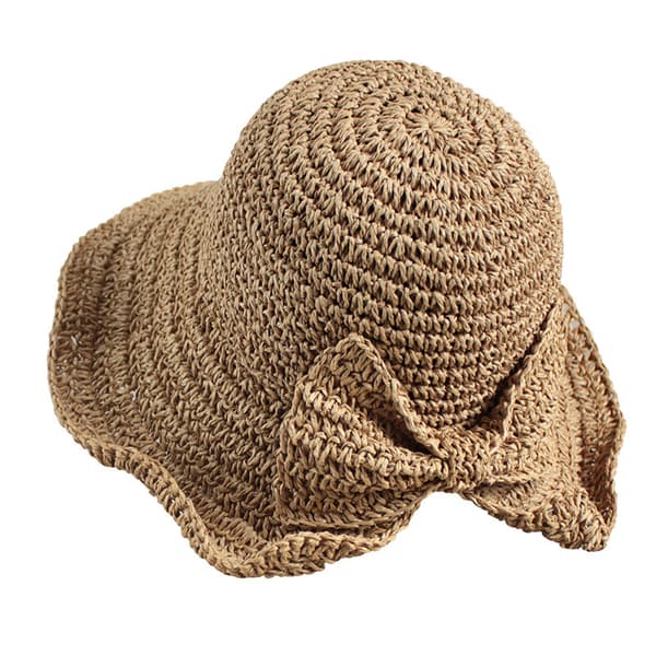 ##/Bred Brettbar Strandhatt for Kvinner Sommerhatt for Kvinner Sløyfehatt##/