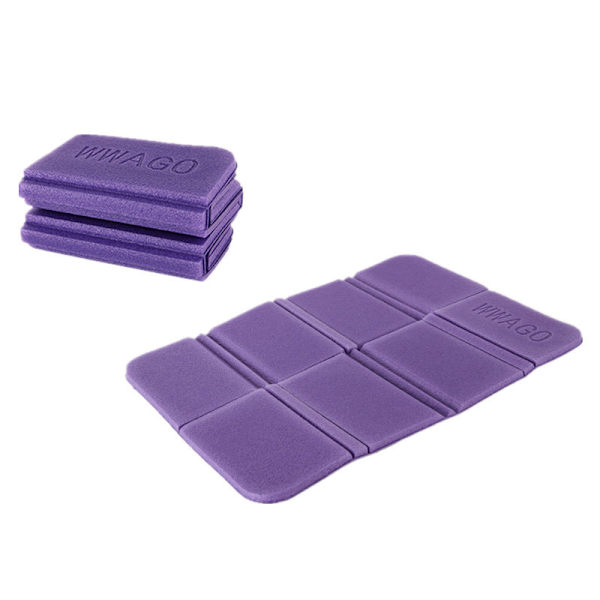 Blue Beach -retkeilymatto Kosteudenkestävä kokoontaitettava kannettava piknikmatto tyyny retkeilytarvikkeet purple