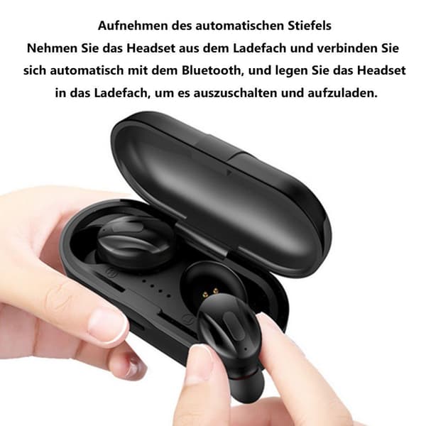 Bluetooth 5.0 Hovedtelefoner Trådløse Ørepropper In Ear Bluetooth Hovedtelefoner