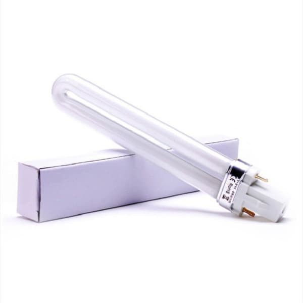 4 stykker/sett 9W Neglelys Gel U-formet Rørlampe Reserve