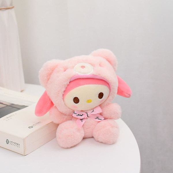 Pochacco Cinnamoroll Kuromi Peluche Nyckelring Kawaii Sanrioed Anime Tecknad Hänge Tillbehör Söta dockleksaker Kts Kattpresenter 4