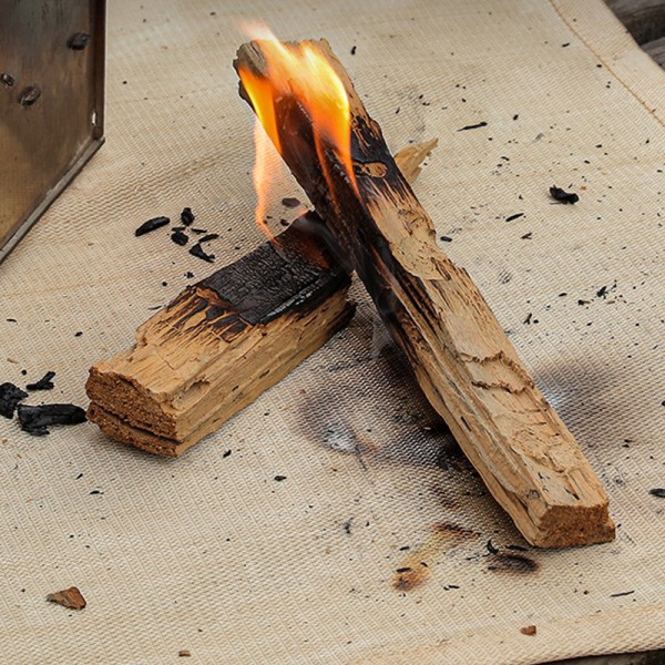 Camping Brannsikker duk Flammehemmende isolasjonsmatte filt white 60*80cm
