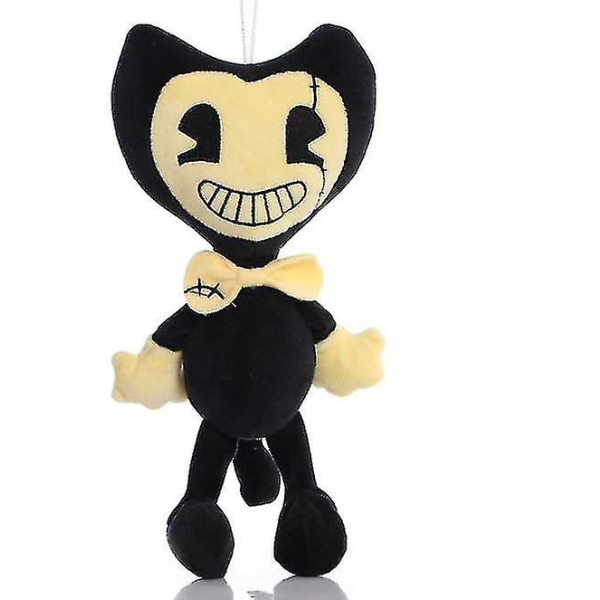 Thrillerspel Bendy And The Ink Bendy And The Ink Doll Bendy Dog Plyschleksak A yellow boy