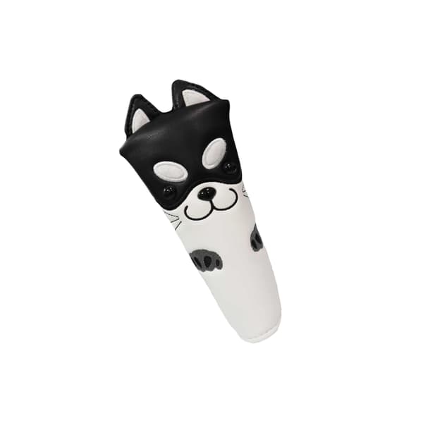1/2/3 Dog Pattern För Golf Putter Headcover Cover för Black 1 Pc