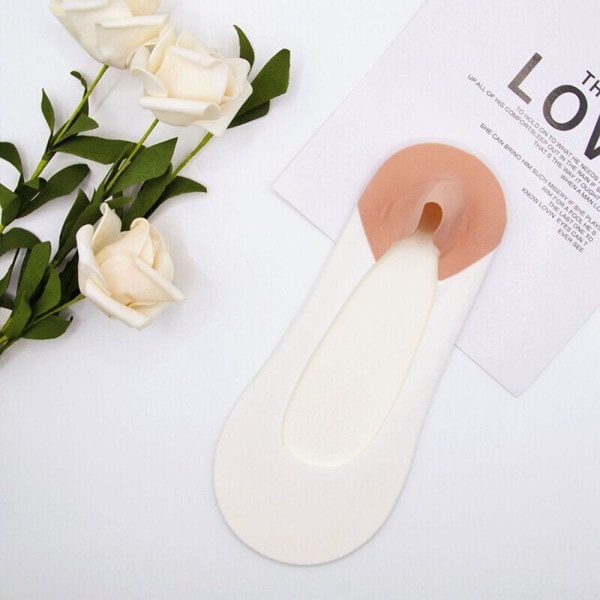 3 Par Ice Silk Sokker Båtsokker LYSGRÅ Light grey