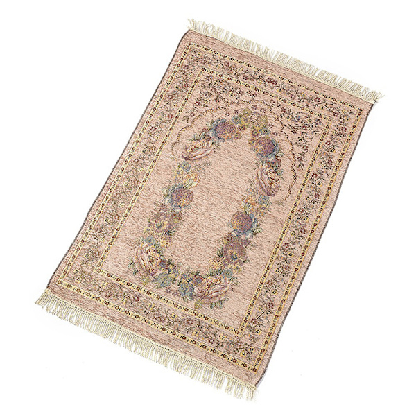 Ramadan Koranen Islamisk Bön Matta Matta Tofs Bordsduk Cover Yogamatta Light Blue