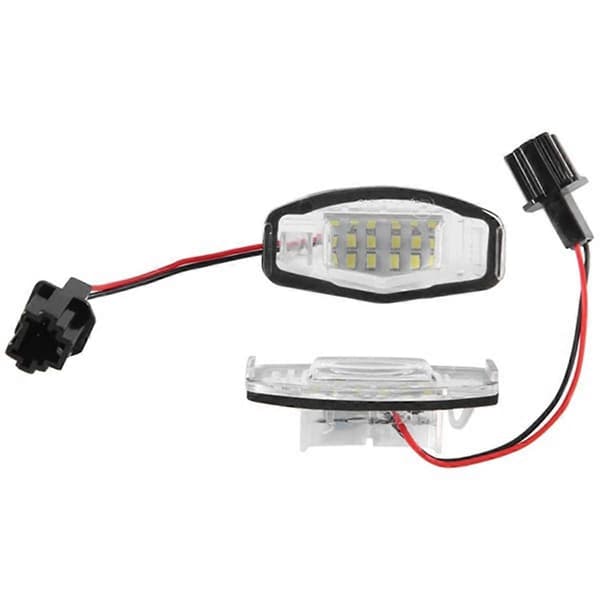 2 par bil LED-skiltlys skiltlykt for Accord svart