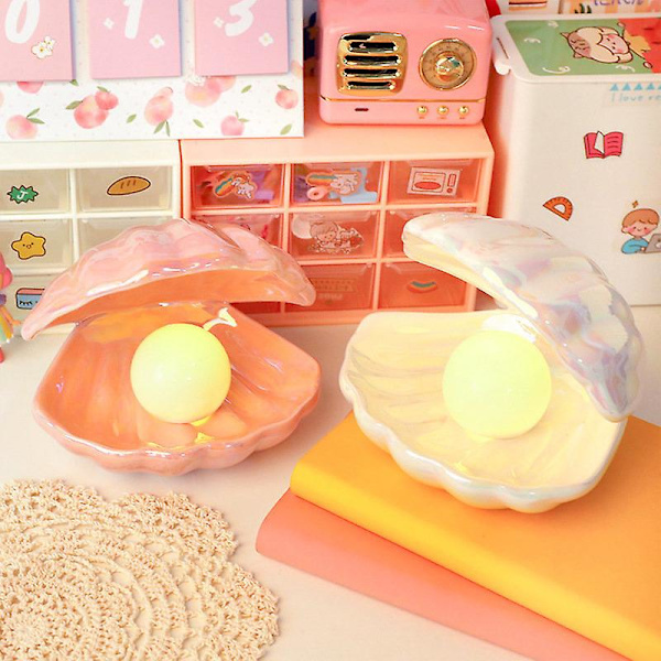 Seashell Pearl Light Accent Lamp Night Light Pearl In