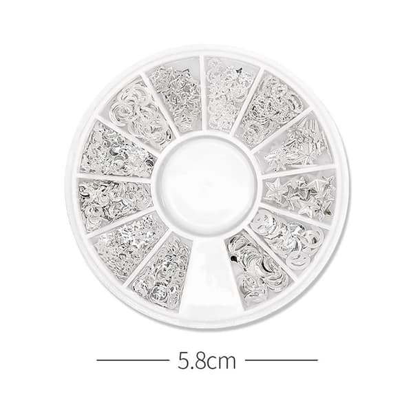 Negle Studs Hul Metal Måne Stjerne