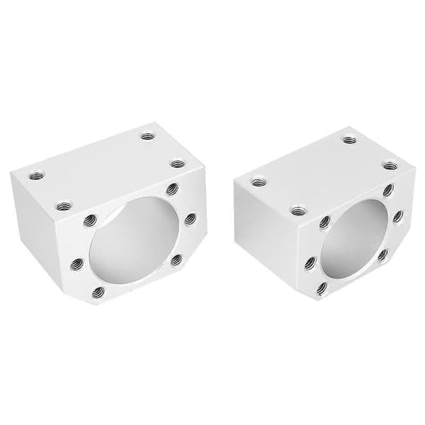 2 st skruvmutterfäste CNC-kuldelar 10 fästhål aluminiumlegering svarvtillbehör noggrann