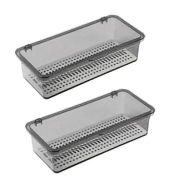 Besticklåda med lock, redskapsförvaring med lock, besticklåda i plast, besticklåda, redskapsförvaringsbehållare B