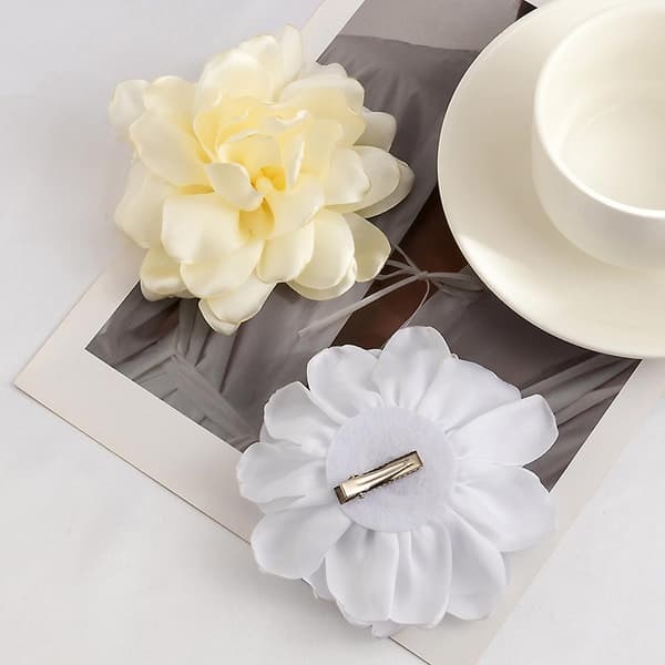 Blomsterformet hårklemme Satin Materiale Hår Pi