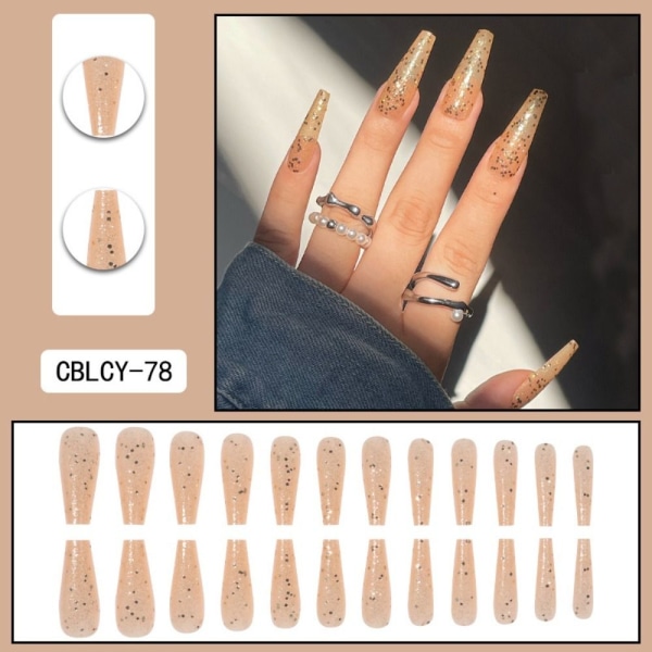 24st False Nails LongBallerina D-86